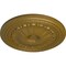Ekena Millwork Alexa Ceiling Medallion (Fits Canopies up to 2 7/8"), Hand-Painted Gold, 20 1/2"OD x 1 7/8"P CM20ALGLS - alternate 4